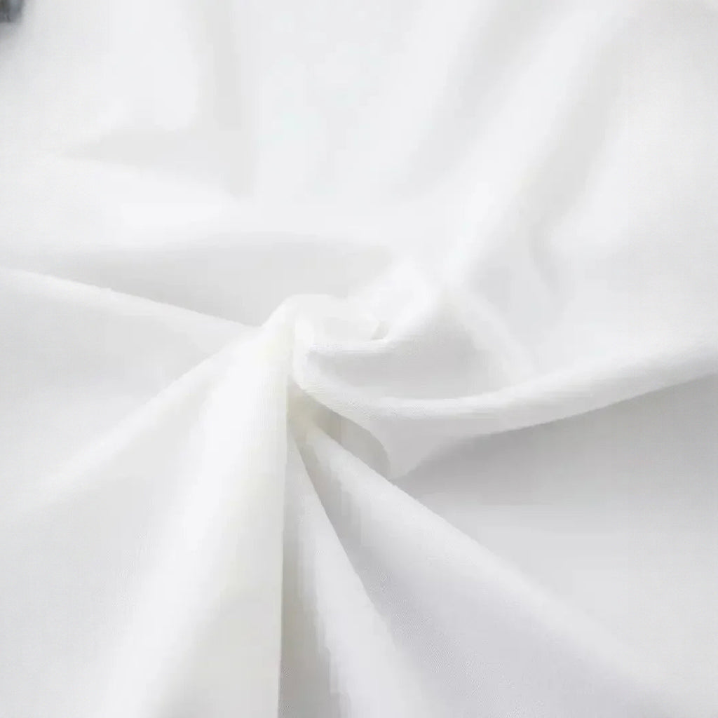 Nirmala – T-shirt de Yoga Minimalista com Flor de Lótus – Pormenor do tecido