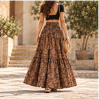 Prana Nomad saia longa boho vista posterior