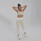 Conjunto de Yoga 2 Peças Shakti Ribbed