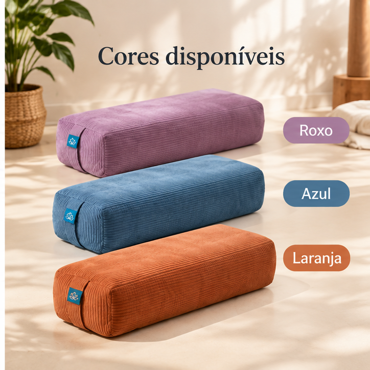 Sattva Support nas cores Roxo, Azul e Laranja