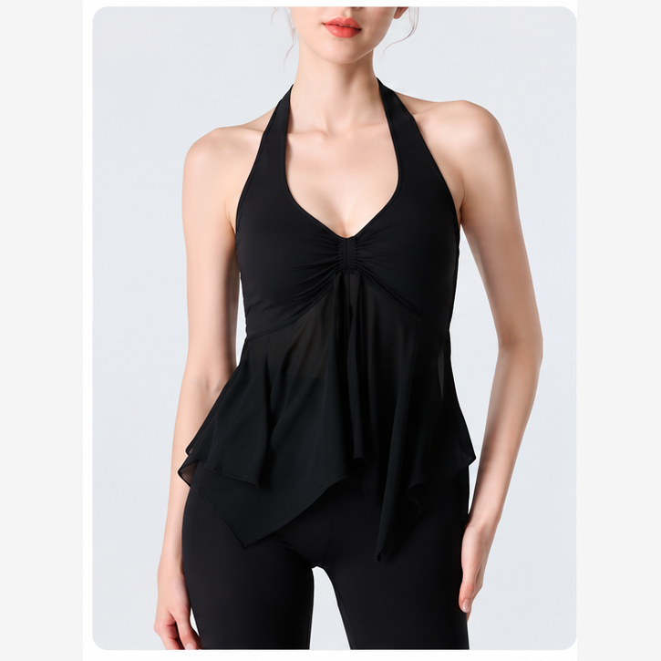 Shakti Balance – Top cor preto sem caracteres chineses