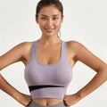 Virya – Top de Yoga com Costas Cruzadas, lilás