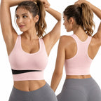 Virya – Top de Yoga com Costas Cruzadas, Rosa